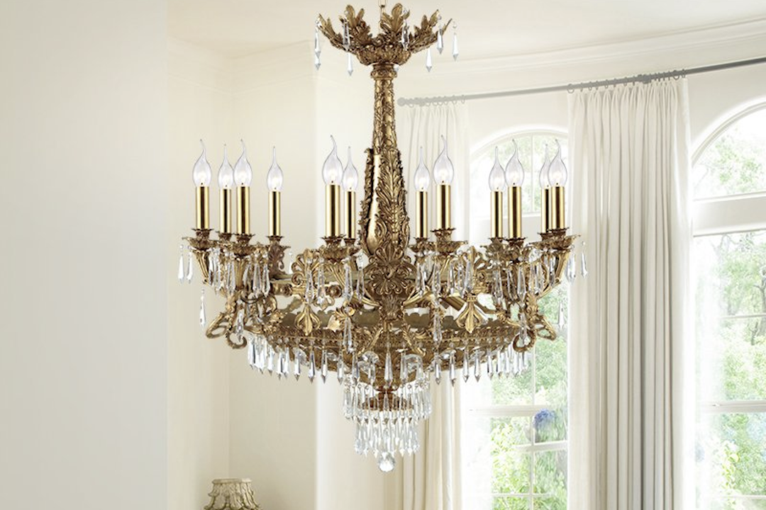 Elegant French Crystal Chandelier for Villa Living Room