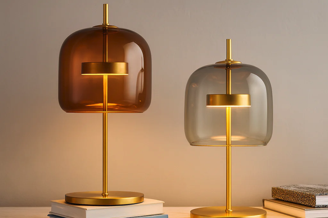 Golden Glass Lamp: A Timeless Addition to Your Home