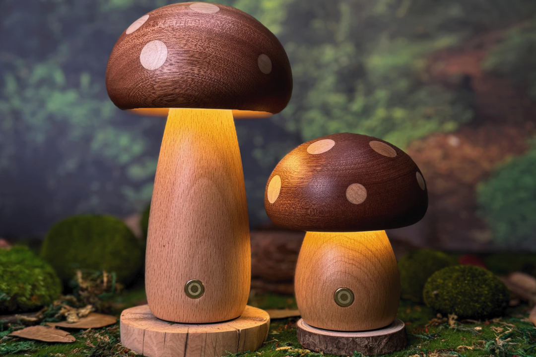 Organic Modern Mushroom Lamp: A Night Light Must-Have