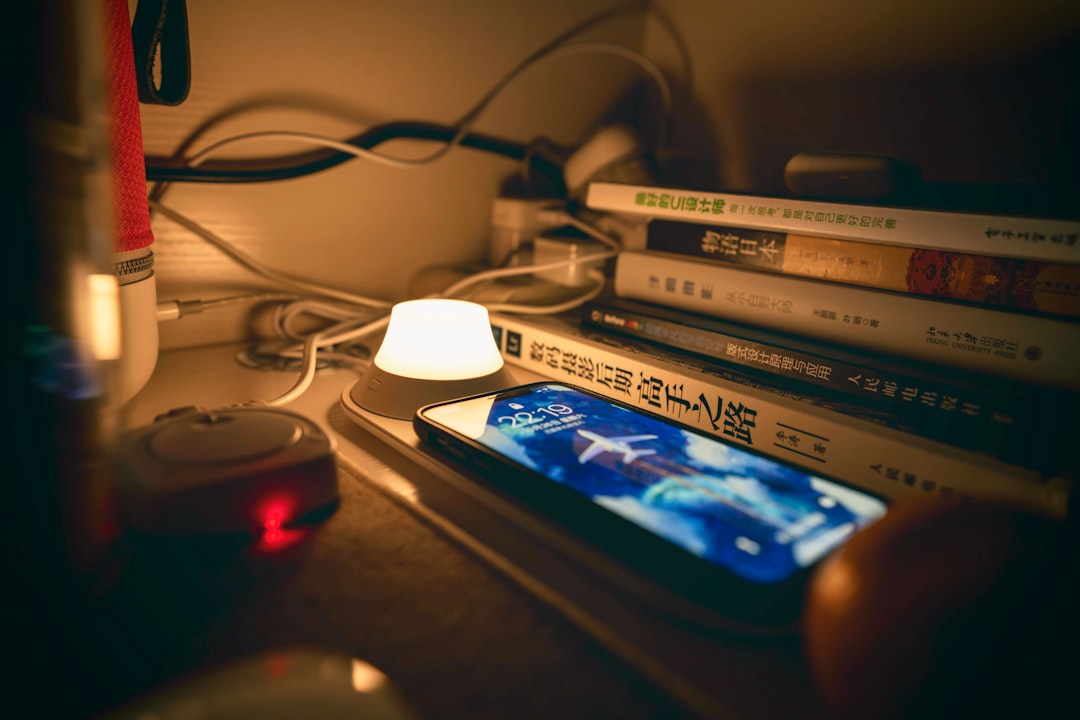 Amber Glass USB Charging Lamp for Stylish Home Office
